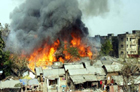 Major fire in Delhi’s Narela slum